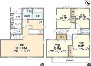 Ｋｏｌｅｔ府中四谷＃０８の物件間取画像